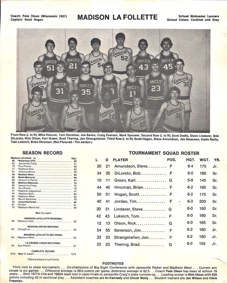 1982 La Follette state program